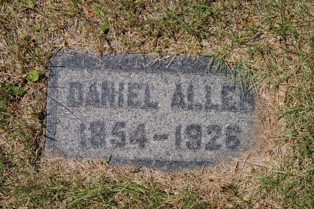 Photo of headstones/Daniel Allen Falconer 1854-1926 Fairview Cem Bismarck, ND, USA